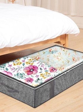 3PCS Underbed Storage Bag Foldable Clothes Comforter
