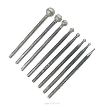 Mata Bor Berlian Kepala Bulat Alat Putar Kayu 2.35Mm Batang