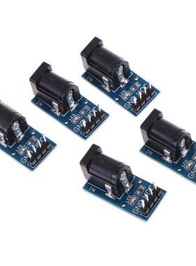 5Pcs/lot DC Jack Socket Plug Power Supply Module DC Power Ad