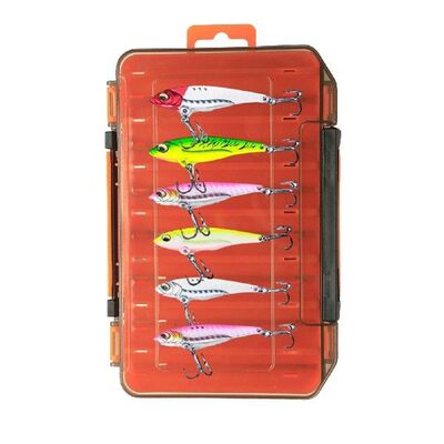 Fishing Bait Box Fishing Tackle Box 14 Compartments Double
