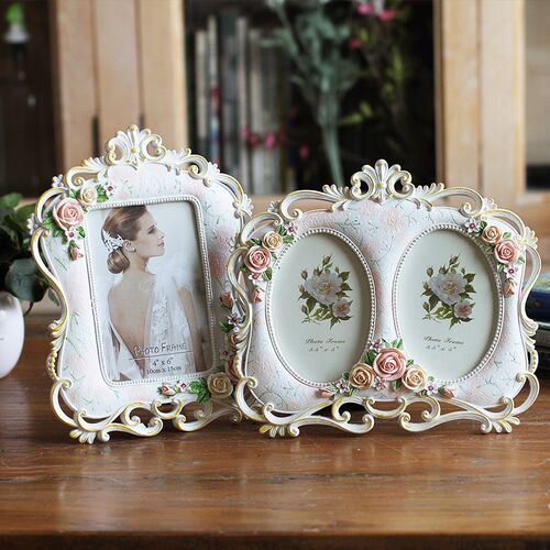 Decoration Photo Frame Holder Wedding Picture Resin Frame A