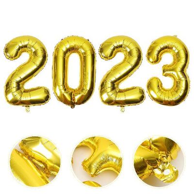 Balloons Balloon Number New Year Party Foil Birthday Eve