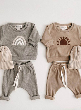 Melario Fashion Kids Clothes Set Toddler Baby Boy Girl Patte