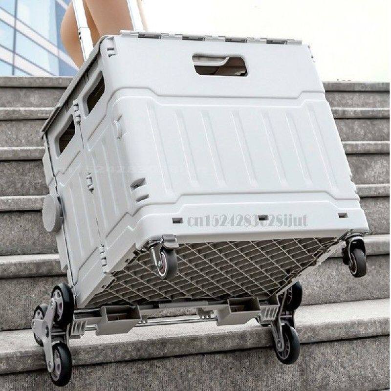 Foldable Small Shopping Cart  Supermarket Grocery Shopping