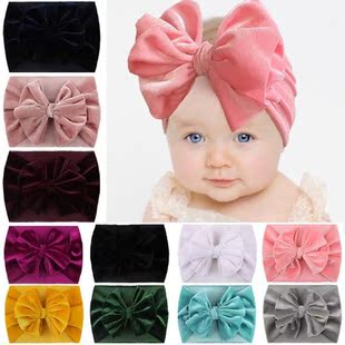 New Children Cute Accessories Turban Cotton Beanie Hat Kids