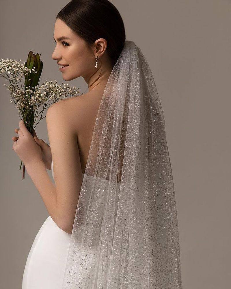 youlapan v101 luxury moonshine wedding veil golden bridal ve