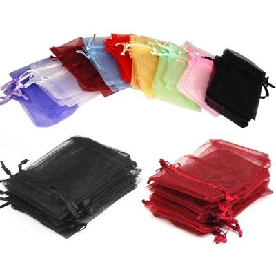 10pcs/lot (9 SIZE) Organza Gift Bags Jewelry Packaging Bag C