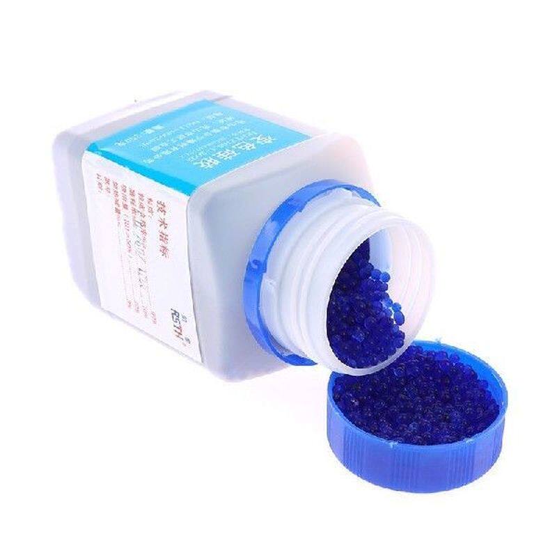 250g Rechargeable Silica Beads Blue Indicating Silica Gel - 实物图
