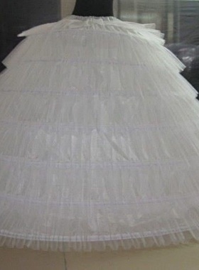 6 Hoops 6 Tieres Tulle Black White Super Puffy Petticoats Ba