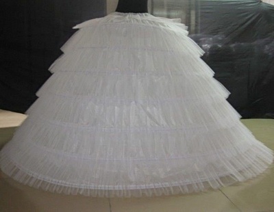 6 Hoops 6 Tieres Tulle Black White Super Puffy Petticoats Ba
