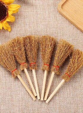 Halloween Mini Brooms 12pcs Hanging Decorations Party