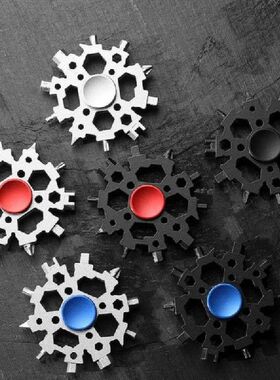 23 In 1 Fingertip Gyro Snowflake Toy Multifunctional Wrench