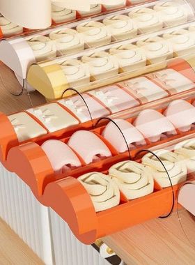 Socks Container Useful Cylinder Shape Ties Socks Organizer