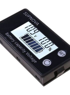 Compact Battery Meter Battery Capacity Voltage Monitor