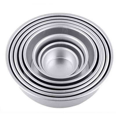 Aluminum Alloy Round Cake Baking Mould Pan Tin Mold Tray
