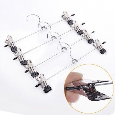 1pcs/lot New Hangers For Clothes Stainless Steel Clip Stand