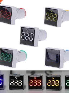1pc Mini nouveau 22MM AC 20-500V voltmètre pannea