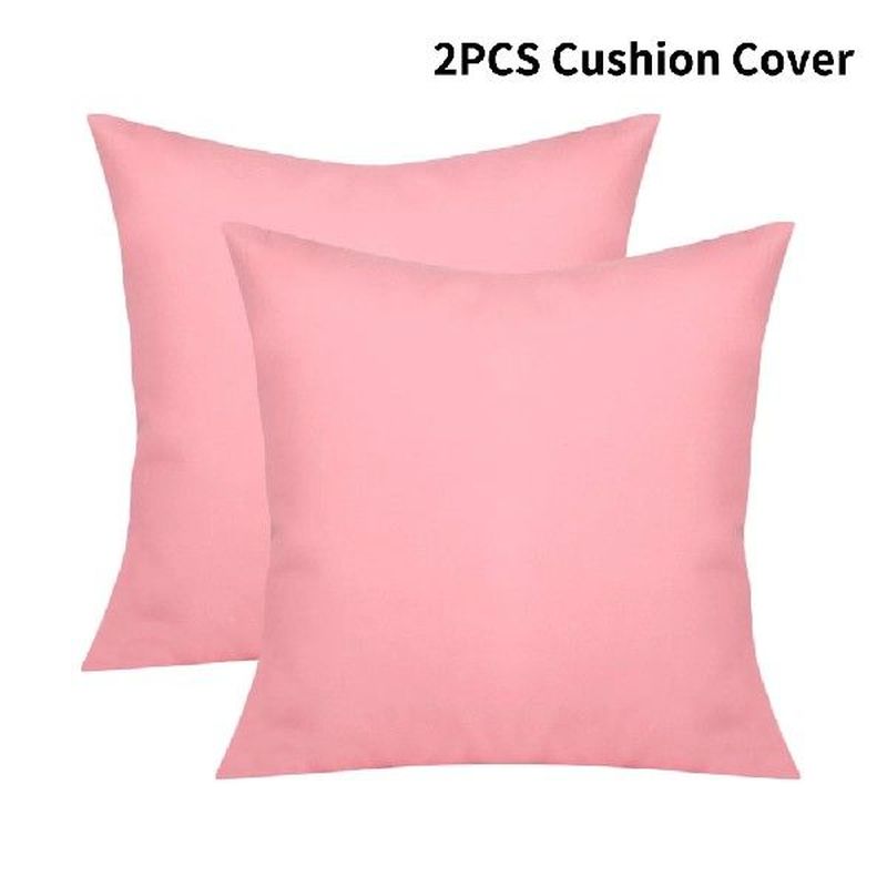 2pcs Living Room Home Decor Square Car Sofa Cushion Cover Zi-封面