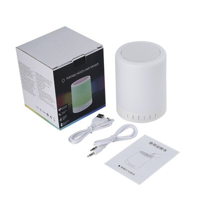 Portable Mood Lamp Speaker Intelligent Touch Speaker with Li