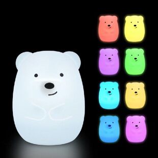 Cute Bear LED Night Light Decoracion Baby Kids Bedside Lamp