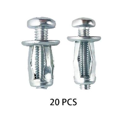 20Pcs Jack Nuts for Metal M5 M6 Short Long Dowels Screw