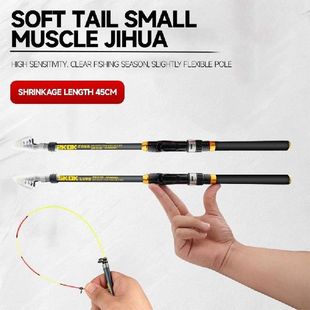 Fiberglass Fishing Rods Lightweight Fishing Equipment Sea