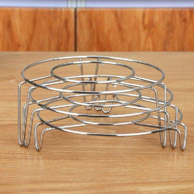 3pcs high - profile steamer kitchen cookware round