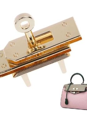Gesper Logam Kunci Putar Kunci Putar DIY Tas Tangan