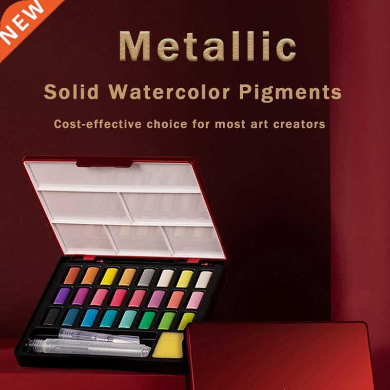 FABER CASTELL 24 Colors Professional Solid Watercolor Paints