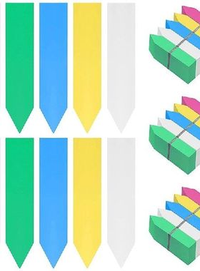 Colourful Plastic Plant Stakes For Labelling (Pack Of