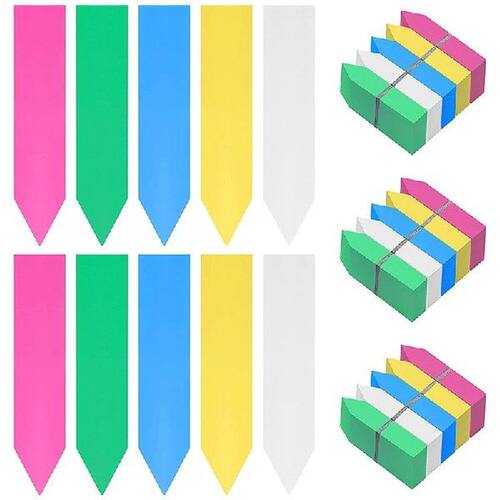 Colourful Plastic Plant Stakes For Labelling (Pack Of