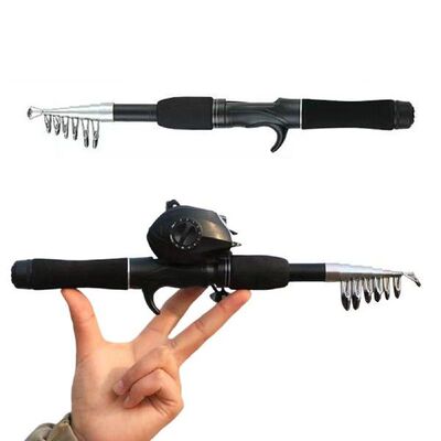 Carbon Fiber Rod Superhard Boat Ice Fly Lure Fishing Rod