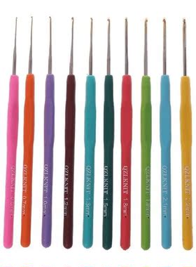 10Pcs/Set Bearded Needle Crochet Hooks Set Ergonomic