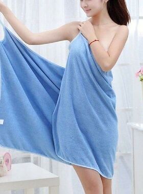 Wearable New Home Textile Towel Women Robes Bath  Dress