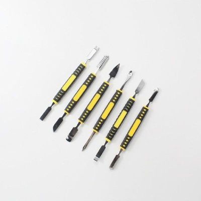 6Pcs Alloy Steel Spudger Set Disassemble Tool Dual Ends