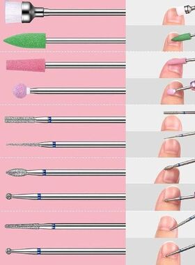 30Pcs Nail Drill Bits Set Tungsten Carbide Nail Drill Bits