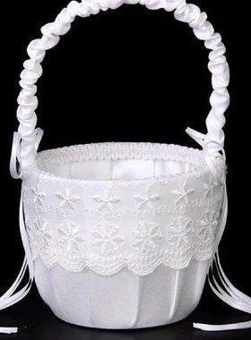 Flower Basket Handcrafted DIY Western Style Wedding Flower