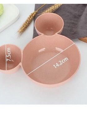 Cute Kawaii Mickey Minnie Bowl Dinnerware Set Cartoon