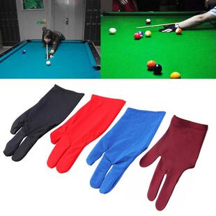 1pcs New Durable Nylon 3 Fingers Glove for Billiard Pool