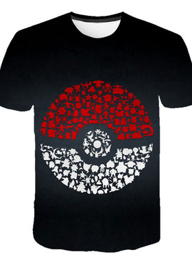 Japan Anime Pokemon Pikachu Children's Print Cartoon