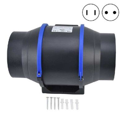6in Ventilation Exhaust Fan Inline Duct Fan 80W Dual Speed