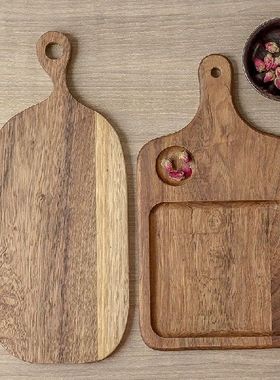 acacia wood chopping board pizza bread board baking tray