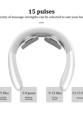 Smart Electric Neck Massager Wireless Heat Cervical Relax P