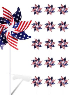 20pcs Patriotic Pinwheels 20pcs Patriotic Pinwheels Red