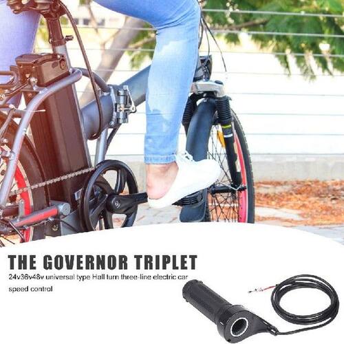 New 24V 36V 48V 3 Wires Twist Throttle Grip For Electirc