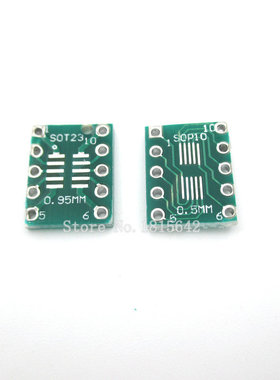 20PCS SOT23 SOP10 MSOP10 max SOP23 to DIP10 Pinboard D To DI