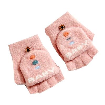 1 Pair Cute Mittens Glove Toddler Clamshell Gloves Girls