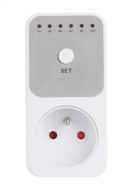 FR Plug Electricity Power Metering Socket 10Hr Timer Socket