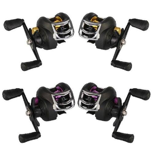 Metal Fishing Wheel Bait Casting Reel Magnetic Brake System