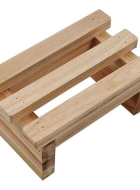 Stool Step Wood Wooden Foot Adults Bench Rest One Training